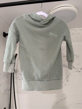 Kids' Hoodie - Sage Green 1-3T LITTLE YOGI